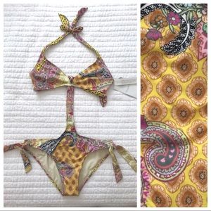 NWT OndadeMar Prima Donna Monokini Boho Print